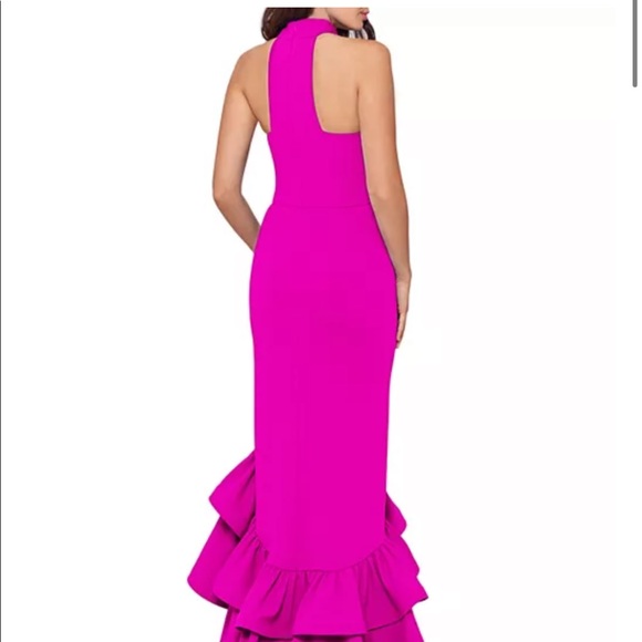 Beautiful Formal Dress , stretch polyester good quality material. - Picture 2 of 2